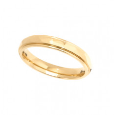 9ct Yellow Gold Ladies 3mm Diamond Cut Wedding Band
