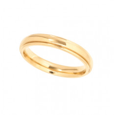 9ct Yellow Gold Ladies 3mm Diamond Cut Wedding Band