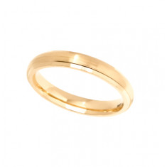 9ct Yellow Gold Ladies 3mm Diamond Cut Wedding Band