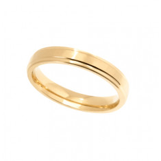 9ct Yellow Gold Ladies 3mm Diamond Cut Wedding Band