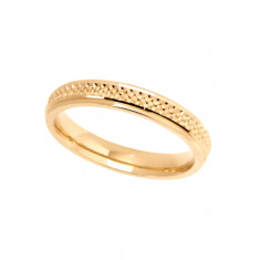 9ct Yellow Gold Ladies 3mm Diamond Cut Wedding Band