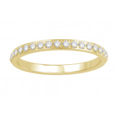 18ct Yellow Gold Ladies Pavé Set Full Eternity Ring set with 0.50ct of Diamonds