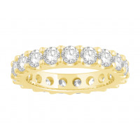 18ct White Gold Ladies Undercut Full Set Eternity Ring set with 3.10 ct of Diamonds.