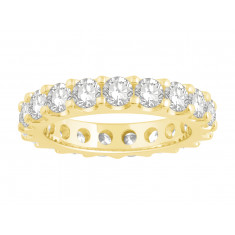 18ct Yellow Gold Ladies Undercut Full Set Eternity Ring set with 3.10 ct of Diamonds.