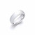 6mm Gents Heavy Weight 18ct White Gold Court Shape Wedding Band