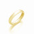 4mm Gents Medium Weight 9ct Yellow Gold D Shape Wedding Band