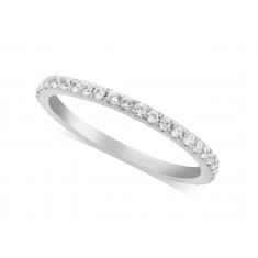 Ladies 9ct Gold Diamond Set Wedding Ring