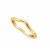 Ladies 18ct Gold ShapedWedding Ring