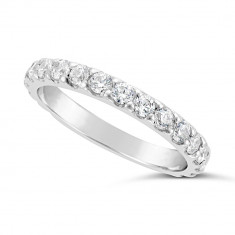 Ladies 9ct Gold Diamond Set Wedding Ring
