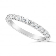 Ladies 9ct Gold Diamond Set Wedding Ring