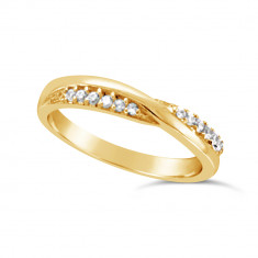 Ladies 9ct Gold Diamond Set Wedding Ring