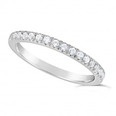 Ladies 9ct Gold Diamond Set Wedding Ring