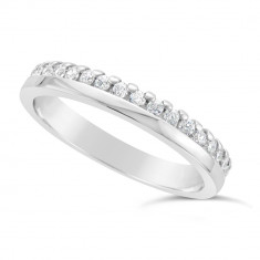 Ladies 9ct Gold Diamond Set Wedding Ring