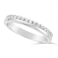 Ladies 9ct Gold Diamond Set Wedding Ring