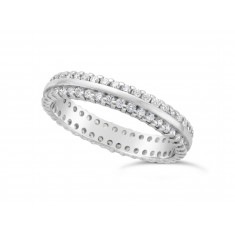 Ladies 9ct Gold Diamond Set Wedding Ring