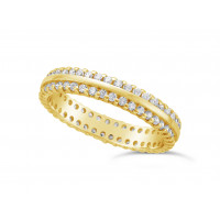 Ladies 9ct Gold Diamond Set Wedding Ring