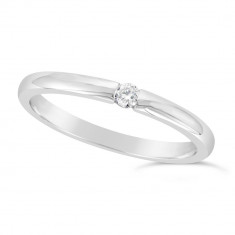 Ladies 9ct Gold Diamond Set Wedding Ring