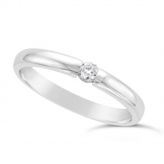 Ladies 9ct Gold Diamond Set Wedding Ring