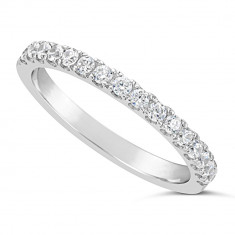 Ladies 9ct Gold Diamond Set Wedding Ring
