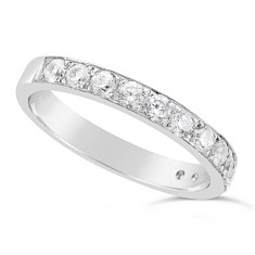 Ladies 9ct Gold Diamond Set Wedding Ring