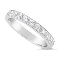 Ladies Platinum Diamond Set Wedding Ring