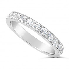 Ladies 9ct Gold Diamond Set Wedding Ring