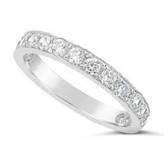Ladies 9ct Gold Diamond Set Wedding Ring