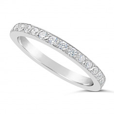 Ladies 9ct Gold Diamond Set Wedding Ring