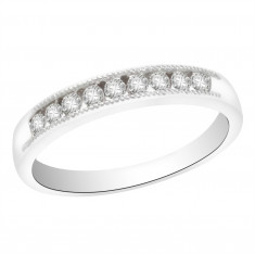 Ladies 18ct White Gold Half Eternity Diamond Ring set with 0.23ct H/SI Diamonds
